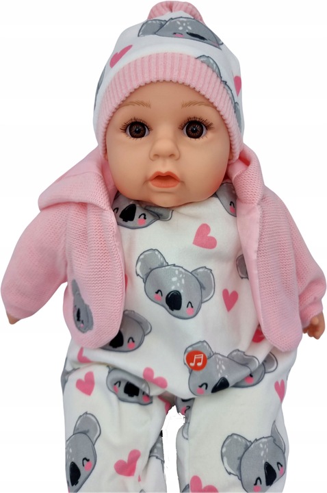 LALKA BOBAS MÓWI I ŚPIEWA POLSKI 45CM+SMOCZEK_67