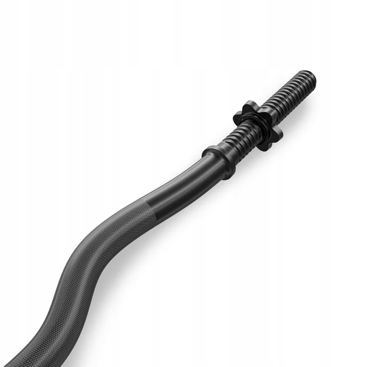 Gryf lekko łamany sztanga 120 cm 25 mm stalowy do ćwiczeń Trex Sport