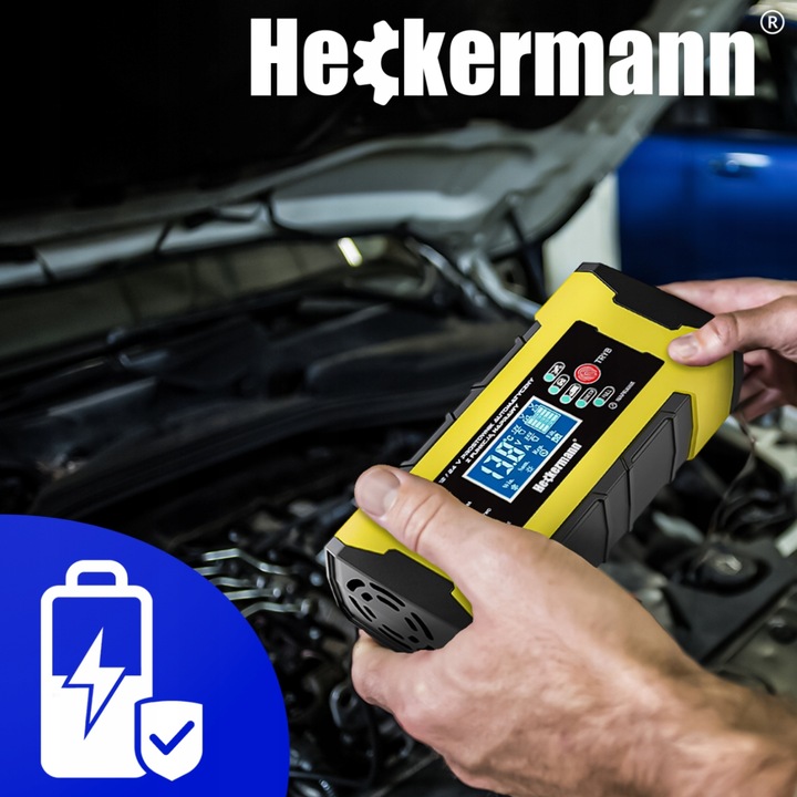 PROSTOWNIK SAMOCHODOWY DO AKUMULATORÓW Z FUNKCJĄ NAPRAWY 12V 5A 24V 10A