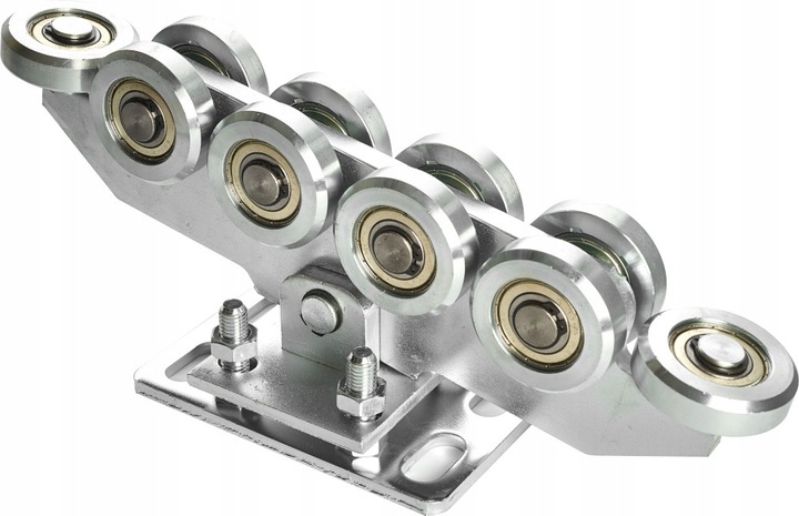 WÓZEK WÓZKI ROLKI DO BRAMY PRZESUWNEJ 80x80 ZESTAW WÓZKÓW BRAMOWYCH WAHLIWE