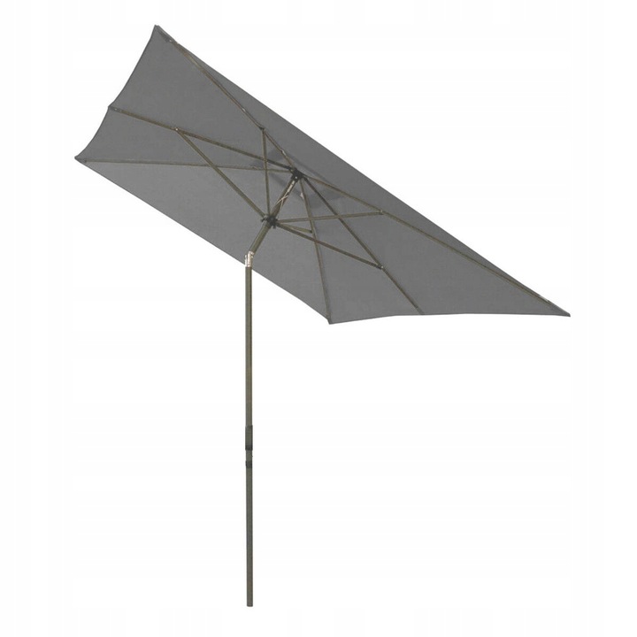 Parasol ogrodowy ochrona UV60 ANTRACYT prostokątny XL 3x2m regulacja kąta