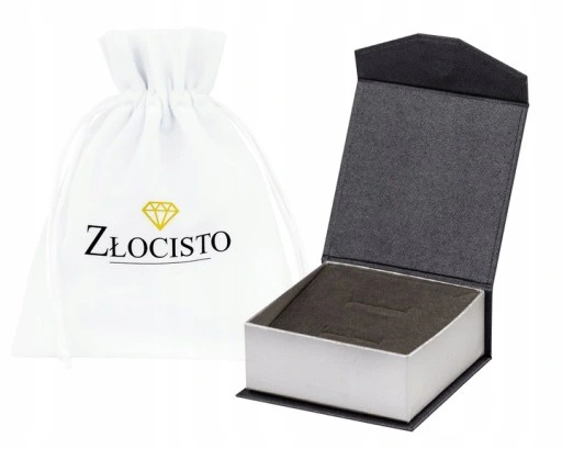 ZŁOTE KOLCZYKI SERCA SERDUSZKA DIAMENTOWANE 585 NA PREZENT