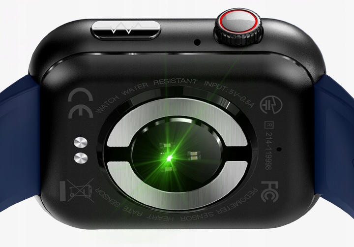 ZEGAREK SMARTWATCH POMIAR CUKRU EKG POLSKIE MENU CIŚNIENIOMIERZ PULS TLEN