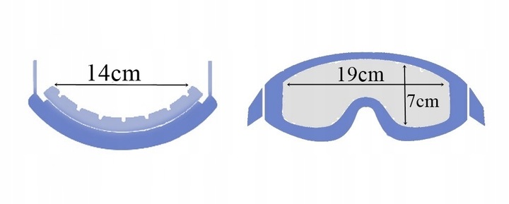 GOGLE MOTOCYKLOWE NA CROSS QUAD ENDURO ATV ROWER BMX CZARNE