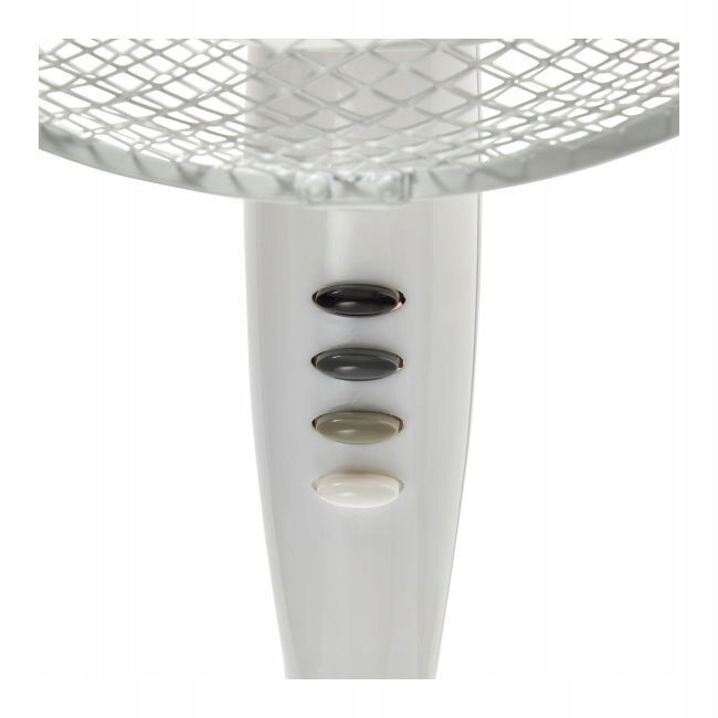 DUŻY WENTYLATOR BIUROWY WIATRAK PODŁOGOWY STOJĄCY DO DOMU BIURA BIAŁY