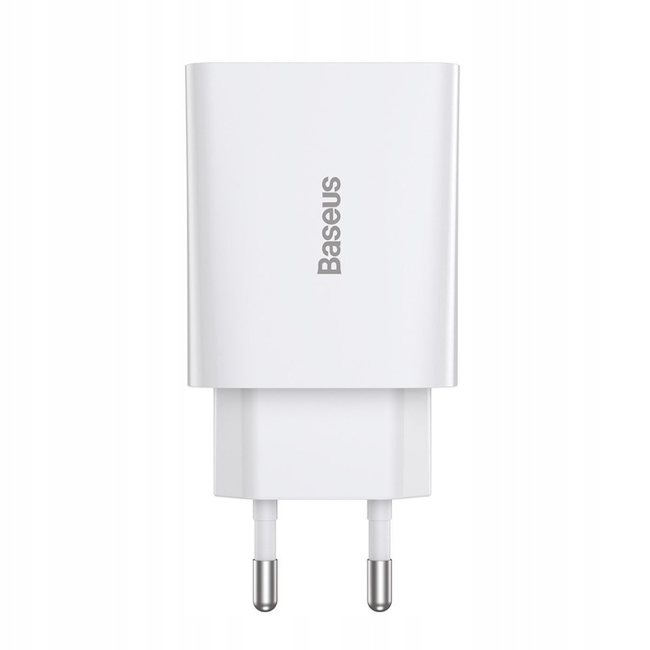 BASEUS SZYBKA ŁADOWARKA SIECIOWA MOCNA ZASILACZ USB-C TYPE-C QC 3.0 PD 20W