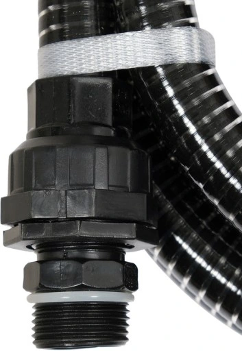 WĄŻ SSĄCY DO POMP I HYDROFORÓW 5m Z ZAWOREM 1 CAL