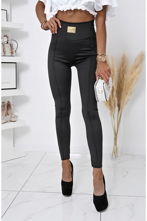 ELEGANCKIE SOPASOWANE LEGGINSY Z ZAMKIEM LAURE! WZ.2