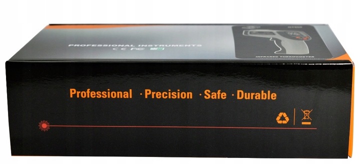 PIROMETR TERMOMETR LASEROWY BEZDOTYKOWY MIERNIK TEMPERATURY -50 +950 st.C