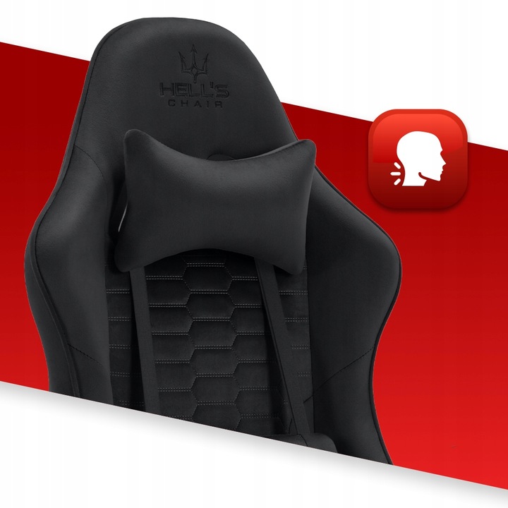 FOTEL GAMINGOWY DLA GRACZA BIUROWY HELL'S