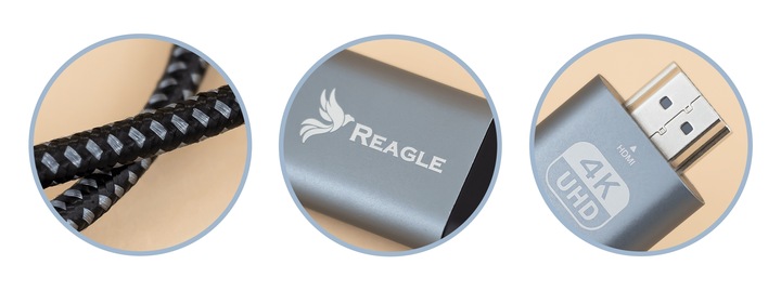 Kabel Adapter USB-C 3.1 TYP C do HDMI 4K 60Hz MHL