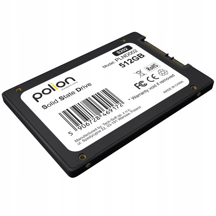 Dysk SSD 512GB SATA III 2,5" 3D NAND 560MB/s