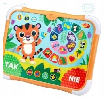 Tablet zagadki tygryska dla dzieci dumel