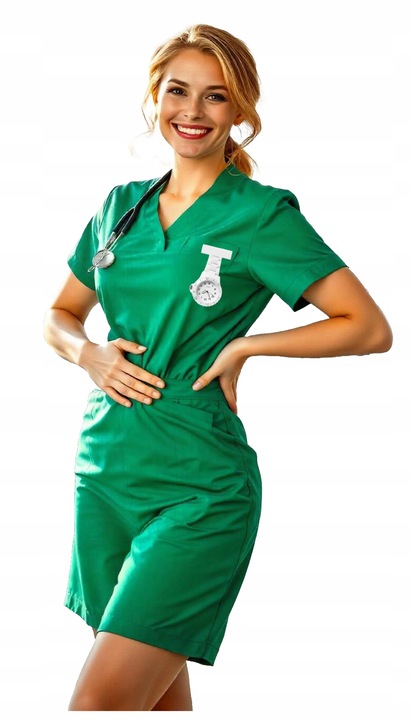 Zegarek Pielęgniarski Lekarski Quartz Analogowy do fartucha