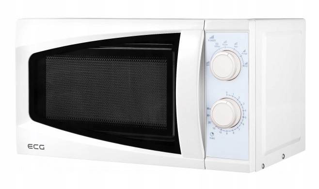 Biała Mikrofalówka 700W 20L minutnik