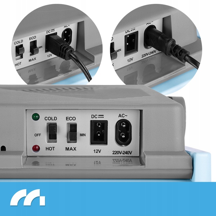 LODÓWKA TURYSTYCZNA MOBILNA SAMOCHODOWA 25L CHŁODZENIE GRZANIE 12V/230V