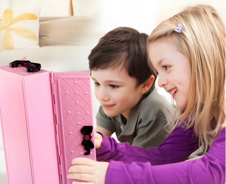 Szafa dla Lalek Garderoba dla Lalek Domek dla Lalek Akcesoria Lalka +GRATIS