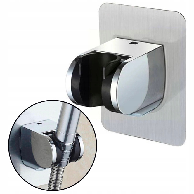 Uchwyt do słuchawki prysznicowej bez wiercenia samoprzylepny ŁATWY MONTAŻ