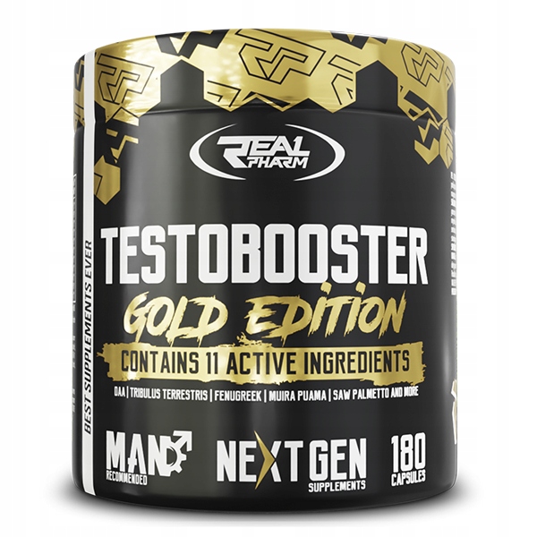 Testobooster Gold Edition 180kaps TESTO BOOSTER TESTOSTERON DAA TRIBULUS