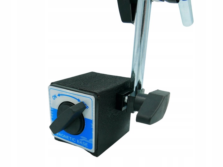 ZESTAW POMIAROWY: CZUJNIK ZEGAROWY NA STATYWIE DO SPRAWDZANIA BICIA TARCZ