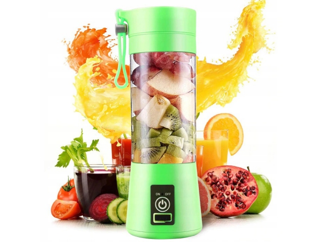 BLENDER MIKSER TURYSTYCZNY BEZPRZEWODOWY USB AKUMULATOR 380ML