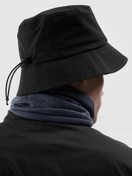 4f KAPELUSZ TREKKINGOWY BUCKET HAT Z FILTREM UPF UNISEKS SS24