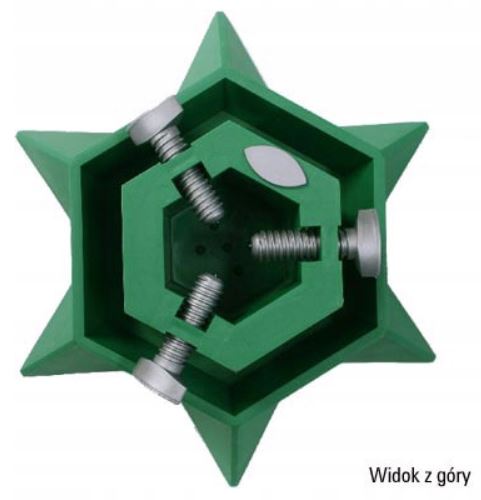 Stojak do choinki plastikowy choinkowy GWIAZDA do 2,5m 153