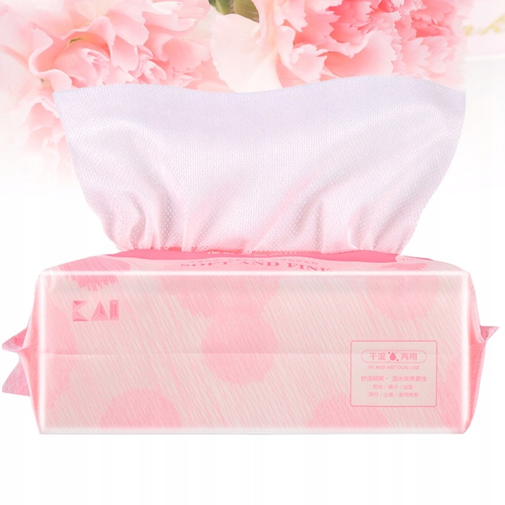 JEDNORAZOWE RĘCZNIKI DO TWARZY BAWEŁNIANE RĘCZNIKI DO DEMAKIJAŻU