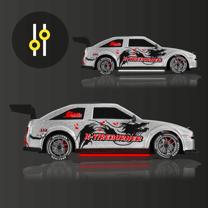 Samochód Auto RC DRIFT DRIFTING ZDALNIE STEROWANY 20km/h + TOR DO DRIFTU