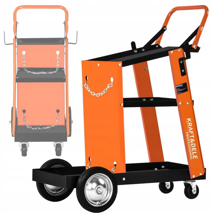 WÓZEK SPAWALNICZY DO SPAWAREK PÓŁKA NA BUTLE MOCNA MIG MAG TIG PLAZMA