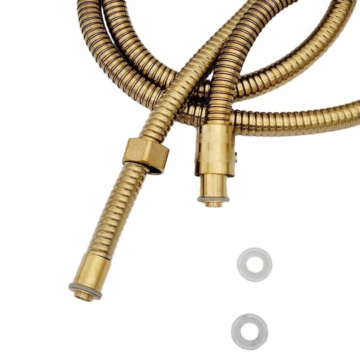 WĄŻ PRYSZNICOWY ZŁOTY 150CM