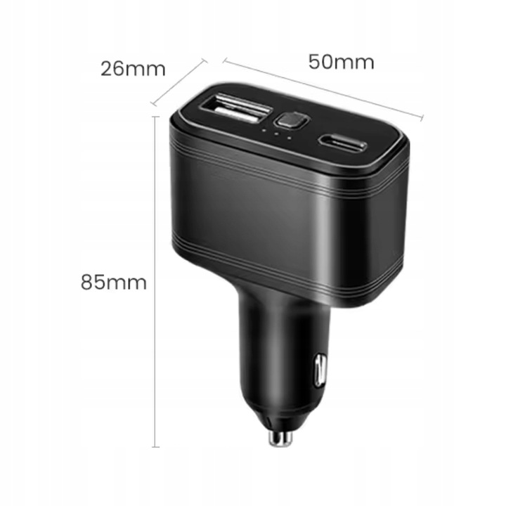 LOKALIZATOR GPS GSM 4G DO ZAPALNICZKI POJAZDU AUTA SAMOCHODU BEZ ABONAMENTU