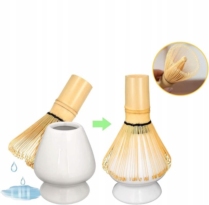 ZESTAW DO MATCHY, MATCHA TRZEPACZKA UCHWYT, MIOTŁĄ MATCHA MISKĄ DO MATCHY