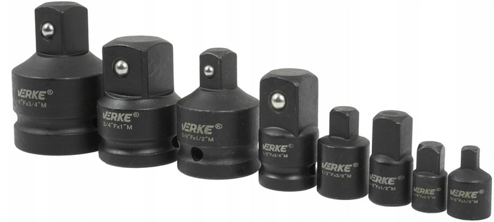 REDUKCJE UDAROWE ADAPTER NASADKI 1/4 1/2 3/4 3/8