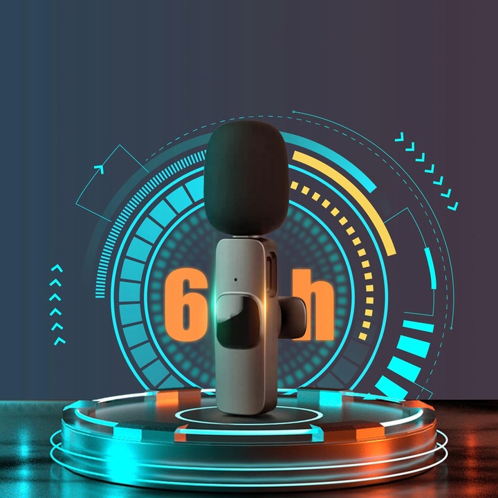 2x MIKROFON BEZPRZEWODOWY KRAWATOWY + ODBIORNIK USB-C + ADAPTER DO IPHONE