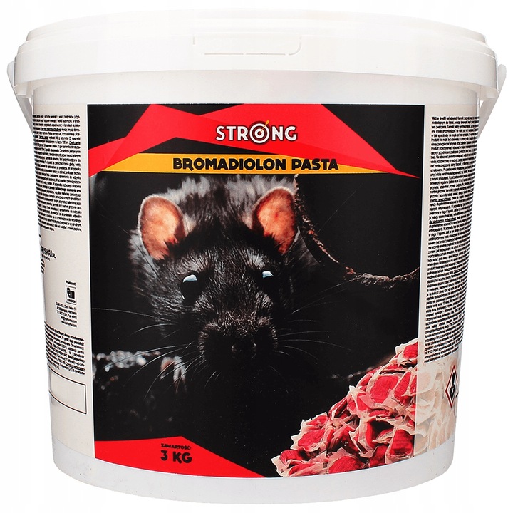 STRONG TRUTKA PASTA na GRYZONIE 3 kg bromadiolon