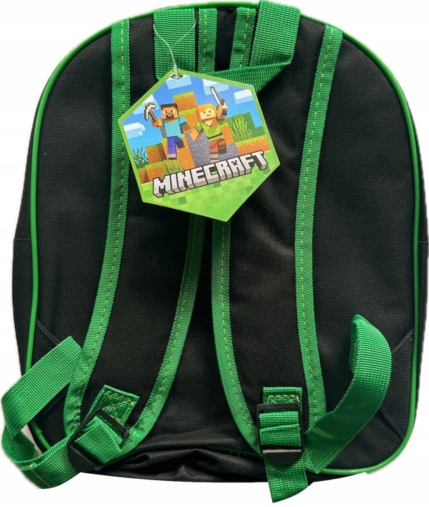MINECRAFT PLECAK PRZEDSZKOLNY CREEPER BOOM TNT