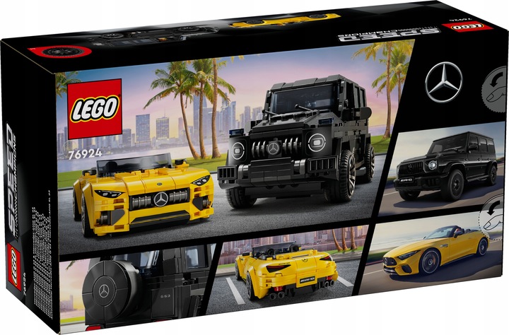 LEGO SPEED 10+ AUTO MERCEDES DWA SAMOCHODY MERCEDES AMG G63 I SL63 76924
