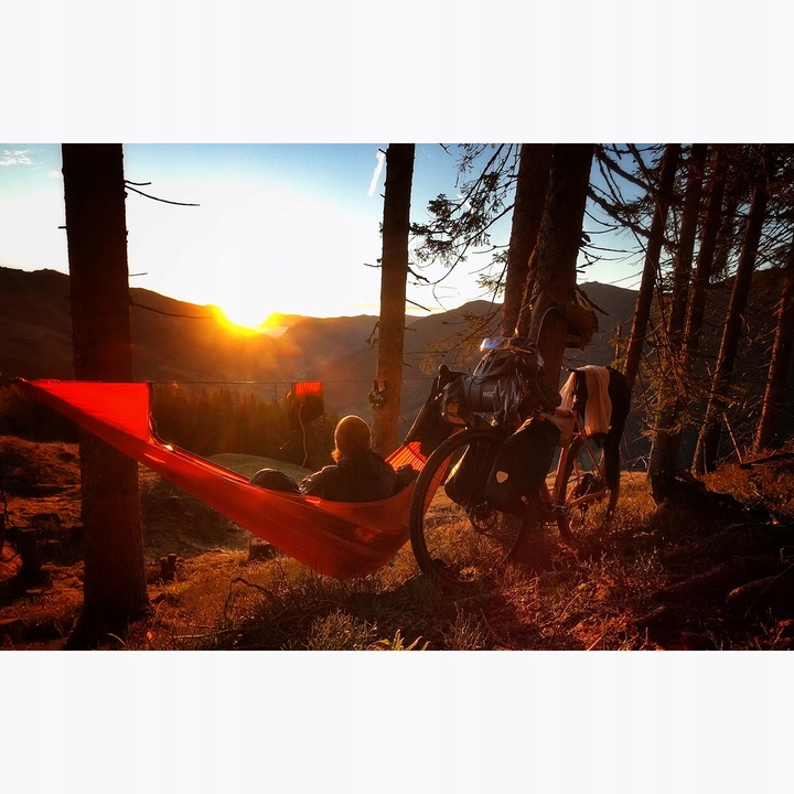 Hamak turystyczny Ticket To The Moon Pro burgundy 325 x 170 cm