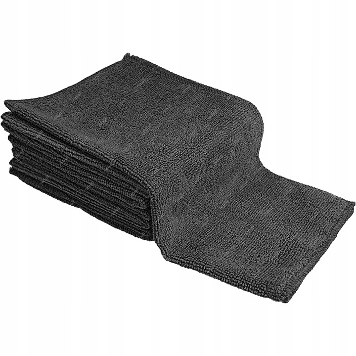 5X RĘCZNIK ŚCIERECZKA Z MIKROFIBRY DO MYCIA OSUSZANIA AUTA 300g 30cm BLACK