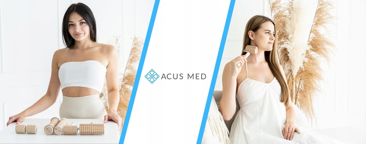 MASAŻER ELASTYCZNY DREWNIANY WAŁEK NA CELLULIT PL