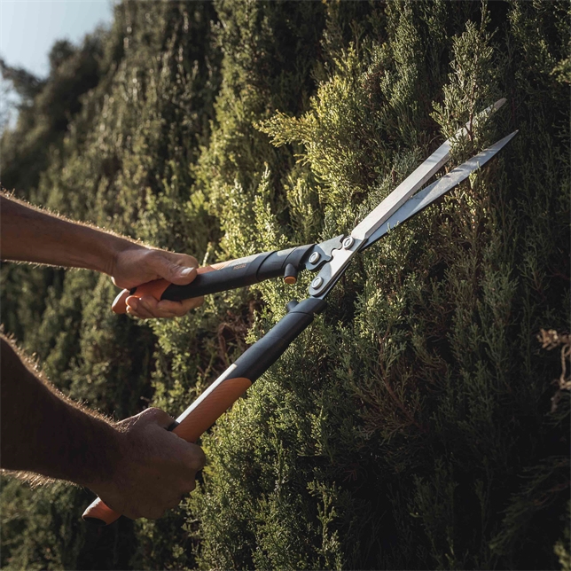 FISKARS Nożyce do Żywopłotu Krzewów HSX92 RĘCZNE SEKATOR PowerGearX
