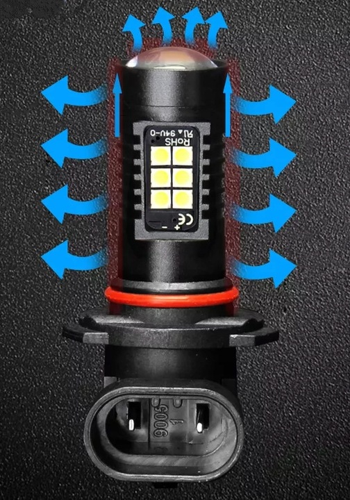 ŻARÓWKI XSTORM LED H11 80W 360° 4000LM 6000K CAN