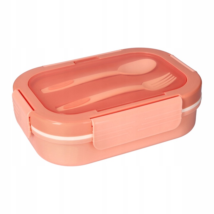 LUNCHBOX 3 PRZEGRÓDKI SZTUĆCE LUNCH BOX POJEMNIK ŚNIADANIE ŚNIADANIÓWKA