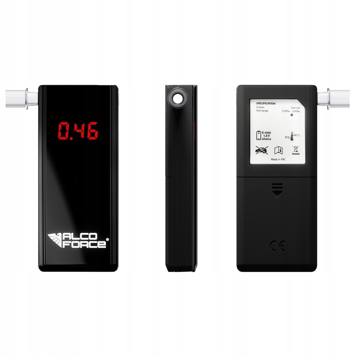 Alkomat AlcoForce AF-350 + kalibracja + ustniki