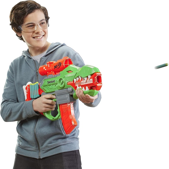 NERF BLASTER DINOSQUAD REX-RAMPAGE F0807 + 20 strzałek
