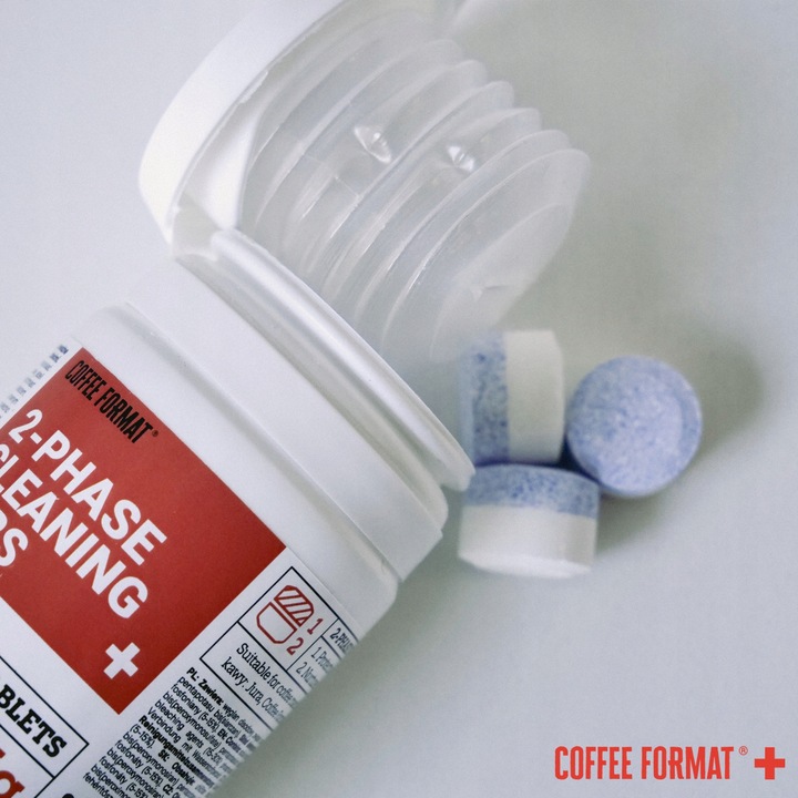 Tabletki dwufazowe do ekspresów Jura Coffee Format 14 sztuk x 3,5g 2w1