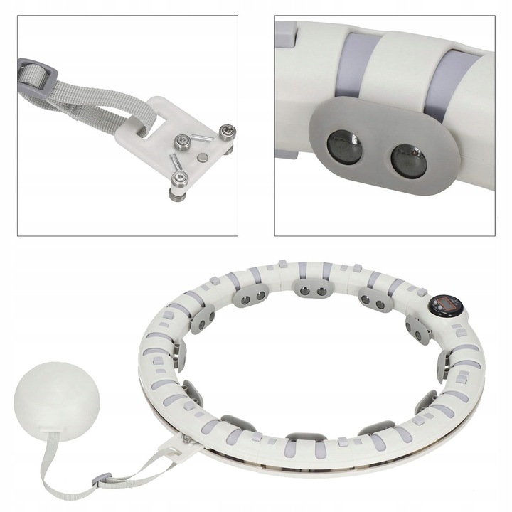 HULA HOP ODCHUDZAJACE SMART LICZNIK WYPUSTKI MODUŁOWY MASAŻER + OBCIĄŻNIK