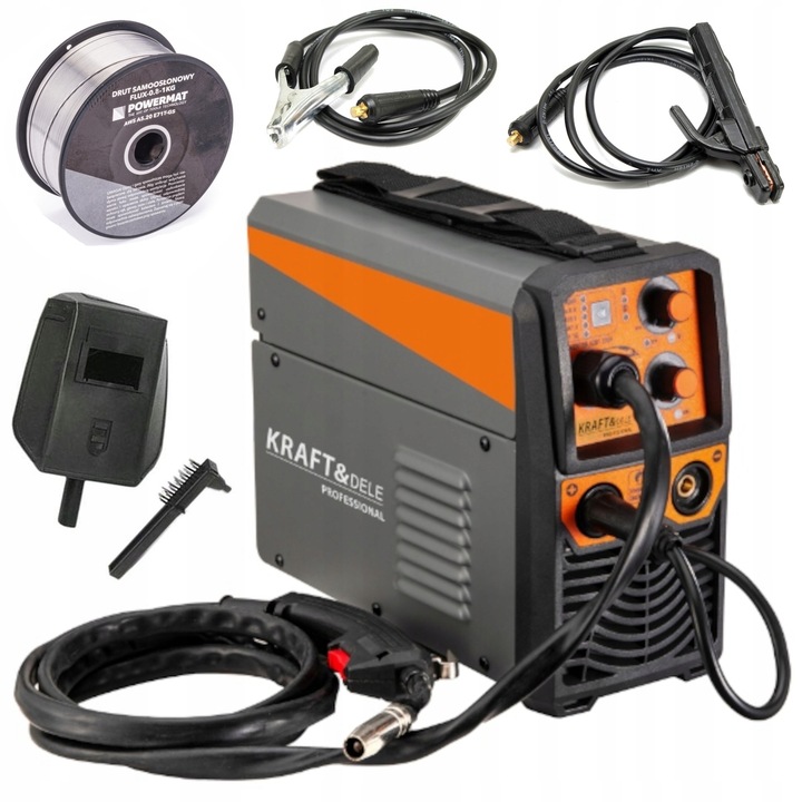 SPAWARKA INWERTOROWA MIGOMAT MIG MAG MMA TIG 200 A FLUX IGBT + GRATIS DRUT