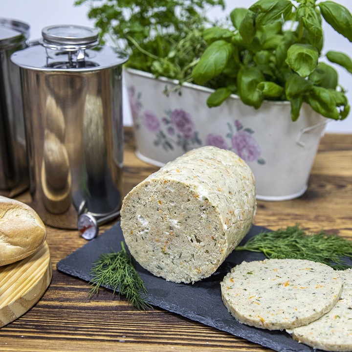 BROWIN SZYNKOWAR do WYROBU WĘDLIN na 1,5KG MIĘSA+TERMOMETR+WORECZKI ZESTAW